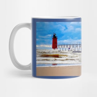 "Turbulent" - South Haven Lighthouse Mug